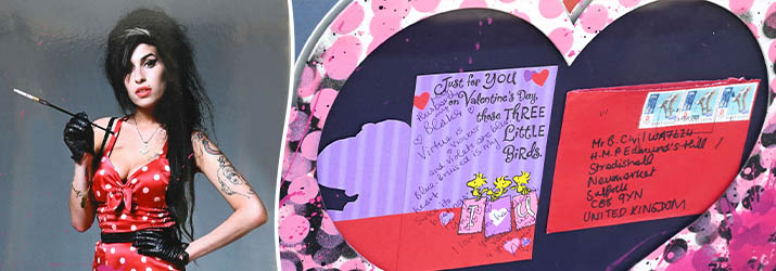 Unseen Amy Winehouse love letter to jailed husband Blake on sale for £4,000 - Discover SWNS