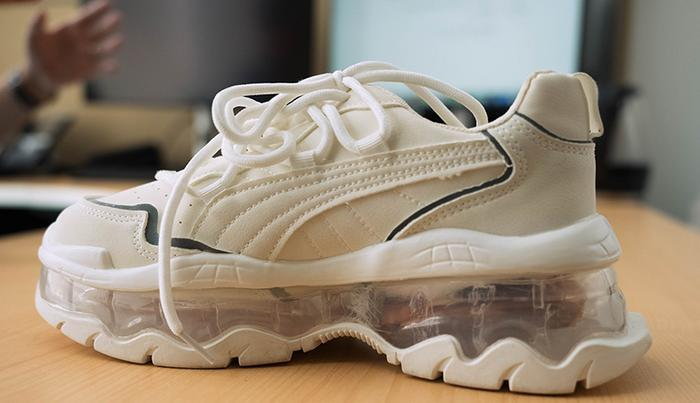 Photo: Discover SWNS New smart shoe tracks how you walk without ever needing a battery
